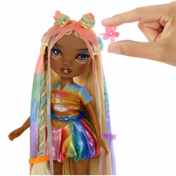 Rainbow High Hair Chalk & Style Doll- Meline (Gold) - Vista aggiuntiva 8