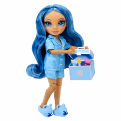 Rainbow High Junior High PJ Party Fashion Doll- Skyler (Blue) - Vista aggiuntiva 4