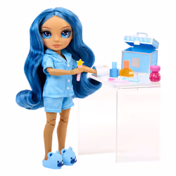 Rainbow High Junior High PJ Party Fashion Doll- Skyler (Blue) - Vista aggiuntiva 6