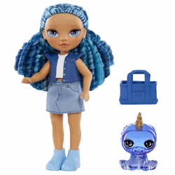Rainbow High Littles Dolls- Sapphire (Blue) - Vista aggiuntiva 7