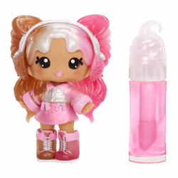 MGA Entertainment Yummiland Lip Gloss Doll Series 2- Mystery Chase 2 (Neopolitan/Avery Ice Cream), Mini bambola, Femmina, 4 a ...