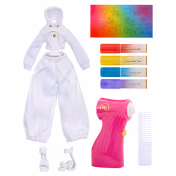 Rainbow High Air Brush & Create Fashion Dolls -Green Eyes - Vista aggiuntiva 3