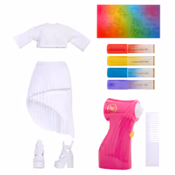 Rainbow High Air Brush & Create Fashion Dolls - Purple Eyes - Vista aggiuntiva 3