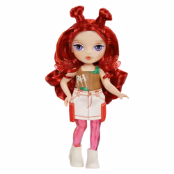 Rainbow High Littles Rainbow Fantasy Fairies Doll- Apple (Red) - Vista aggiuntiva 4