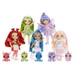 Rainbow High Littles Rainbow Fantasy Fairies Doll- Emerald (Green) - Vista aggiuntiva 6