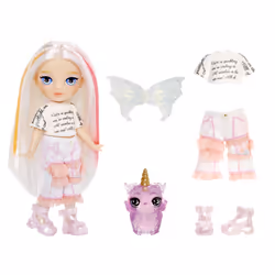 Rainbow High Littles Rainbow Fantasy Fairies Doll- Opal (Rainbow) - Vista aggiuntiva 3