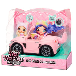 Na! Na! Na! Surprise Soft Plush Convertible Auto della bambola
