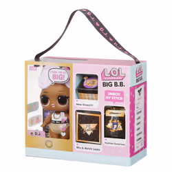 L.O.L. Surprise! Big B.B.Doll- D.J., Bambola grande, Femmina, 4 anno/i, Ragazza, 280 mm, Multicolore
