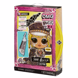 L.O.L. Surprise! OMG Remix Rock- Fame Queen and Keytar, Bambola alla moda, Femmina, 4 anno/i, Ragazza, 241,3 mm, 113,636 g
