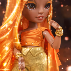 Rainbow High CORE Fashion Doll- Meena Fleur (Saffron) - Vista aggiuntiva 8