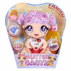 Glitter Babyz Doll Series 2 - Melody Highnote (Music), Bambola bambina, Femmina, 3 anno/i, 280 mm, Multicolore