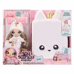Na! Na! Na! Surprise 3-in-1 Backpack Bedroom Unicorn Playset- Britney Sparkles - Vista aggiuntiva 6