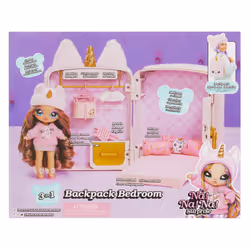 Na! Na! Na! Surprise 3-in-1 Backpack Bedroom Unicorn Playset- Britney Sparkles - Vista aggiuntiva 8