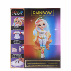Rainbow High Color & Create Fashion Doll- Character 1 (blue eyes) - Vista aggiuntiva 6