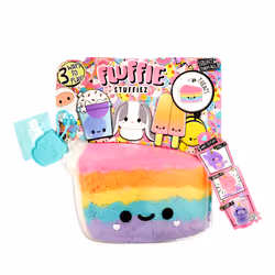 MGA Entertainment Fluffie Stuffiez Small Plush - Cake/ Pizza, Alimento giocattolo, 4 anno/i
