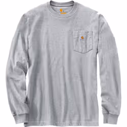 Carhartt Workwear Pocket Camicia Longsleeve, grigio, dimensione M per uomo