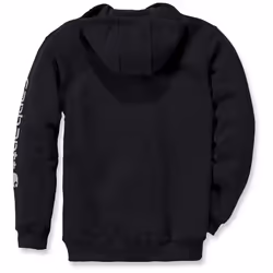 Carhartt Midweight Sleeve Logo Felpa, nero, dimensione 2XL per uomo