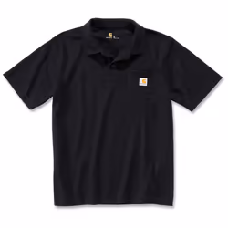 Carhartt Contractors Work Pocket Polo, nero, dimensione S per uomo
