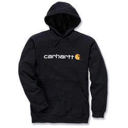 Carhartt Signature Logo Midweight Felpa, nero, dimensione 2XL per uomo