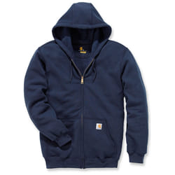 Carhartt Midweight Felpa con zip, blu, dimensione XL per uomo