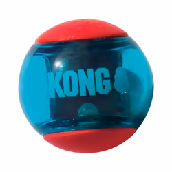 KONG Squeezz Action Ball, Cane, Palla, Rosso