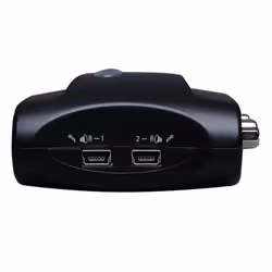 Tripp Lite B004-VUA2-K-R switch per keyboard-video-mouse (kvm) Nero
