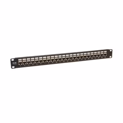 Tripp Lite N254-024-SH, RJ-45, Cat6, Nero, Montaggio a rack, 1U, RoHS, TAA