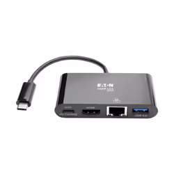 Tripp Lite U444-06N-HGUB-C replicatore di porte e docking station per laptop USB 3.2 Gen 2 (3.1 Gen 2) Type-C Nero - Vista aggiuntiva 7