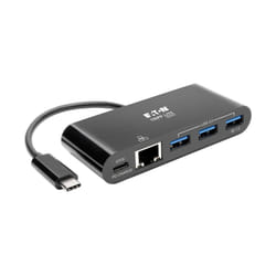 Tripp Lite U460-003-3AGB-C hub di interfaccia USB 3.2 Gen 2 (3.1 Gen 2) Type-C 5000 Mbit/s Nero