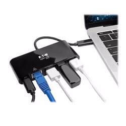 Tripp Lite U460-003-3AGB-C hub di interfaccia USB 3.2 Gen 2 (3.1 Gen 2) Type-C 5000 Mbit/s Nero - Vista aggiuntiva 6