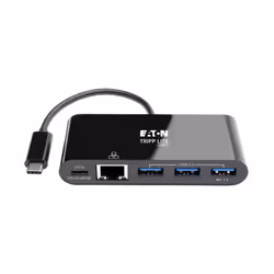 Tripp Lite U460-003-3AGB-C hub di interfaccia USB 3.2 Gen 2 (3.1 Gen 2) Type-C 5000 Mbit/s Nero - Vista aggiuntiva 7