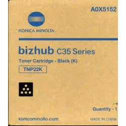 Konica Minolta TNP22K, 6000 pagine, Nero, 1 pz