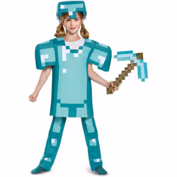 Disguise Minecraft Diamond Pickaxe Bambino Qualsiasi tipo - Vista aggiuntiva 5