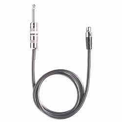 Shure WA302, 6.35mm, Maschio, Femmina, 0,75 m, Nero