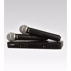Shure BLX288/SM58 Nero Microfono per palco/spettacolo