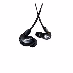 Shure AONIC 215, Cablato, Musica e Chiamate, Auricolare, Nero