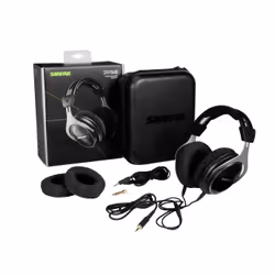Shure SRH1540 Auricolare Cablato A Padiglione MUSICA Nero, Argento - Vista aggiuntiva 4