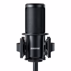 Shure SM4-K, Microfono da studio, Cardiode, Cablato, Nero, Metallo, 1 pz