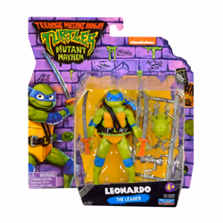 Teenage Mutant Ninja Turtles Leonardo, 4 anno/i, Ninja Turtles, Colori assortiti, Plastica