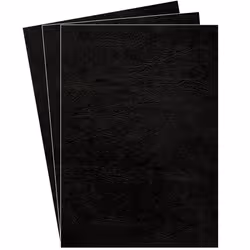 Fellowes 5373802 cartellina A4 Carta Nero 25 pz