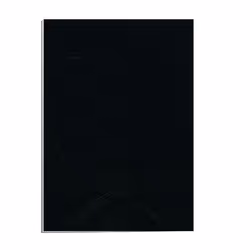 Fellowes 5135701, A4, Cartoncino, Ecopelle, Nero, 750 g/m², Angoli quadrati, FSC