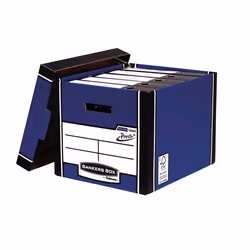 Fellowes 7260601 scatola per la conservazione di documenti Carta Blu
