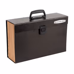 Fellowes Organizer espandibile Bankers Box Handifile - Nero, Carta, Nero, 362 x 124 x 250 mm