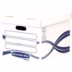 Fellowes 4460801, Armadietto portaoggetti, Blu, Bianco, Rettangolare, Carta, Fantasia, Interno