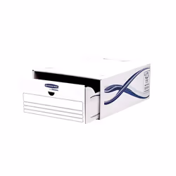 Fellowes 4461104 pacco Scatola da imballaggio Blu, Bianco
