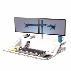 Fellowes 8042901 Supporti a parete per TV 26" Scrivania Argento - Vista aggiuntiva 4
