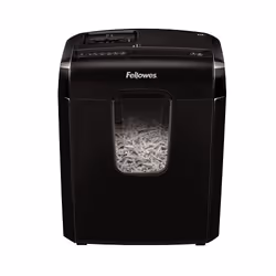 Fellowes Powershred 6C distruggi documenti Triturazione incrociata 22 cm Nero - Vista aggiuntiva 4