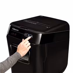 Fellowes AutoMax 200M distruggi documenti Taglio a frammenti Nero - Vista aggiuntiva 5
