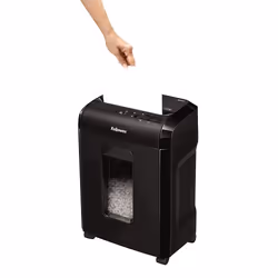 Fellowes Powershred 10M distruggi documenti Taglio a frammenti Nero - Vista aggiuntiva 5