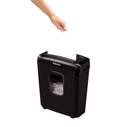 Fellowes Powershred 6M distruggi documenti Taglio a frammenti Nero - Vista aggiuntiva 4
